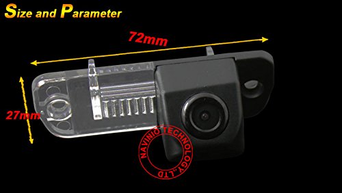 Kalakass HD Rear View Reversing Camera Compatible with Mercedes Benz MB100 ML320 ML350 ML300/GL320/W251 R300 R350 R280 R500 R63/Viano Vito/CL500 CL600 CL63 CL65/W221 S320 S350 S63 S65/S50/E320 W210 - Image 3