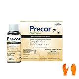 Precor Plus 3 can Fogger - Large Area Flea Treatment | Premium USA Supply Gloves for Safe Eradication | USA Supply Pest ID Card