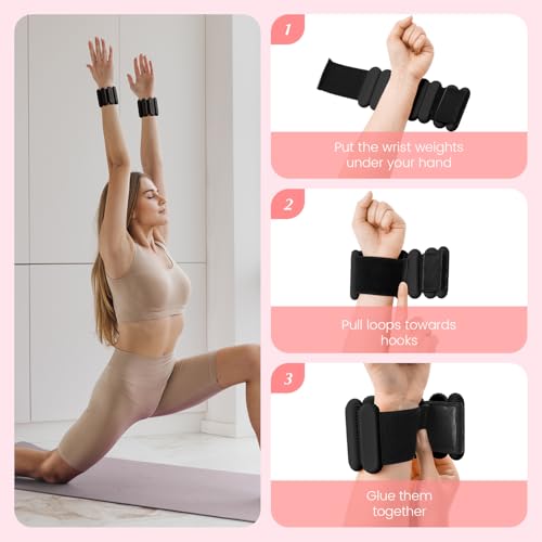 Xgobhc WRIST & ANKLE WEIGHTS For Women Men Kids, Strength Training Wearable Leg Arm Weight thumb #2