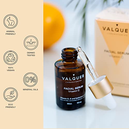 Valquer Anti-aging Facial Serum with Vitamins C, E & Hyaluronic Acid. Hydrates, protects - Image 4