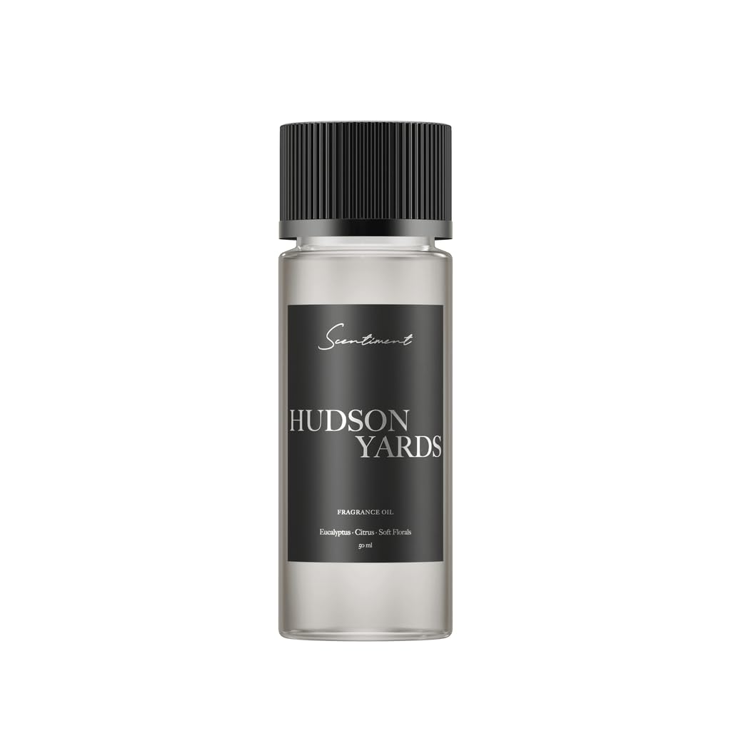 Scentiment Diffuser Oil - Hudson Yards | Aromatherapy Home Fragrance | Inspired by Equinox® Hotel | Luxurious Scent with Notes of Eucalyptus, Citrus,