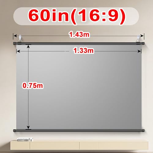 Pantalla para proyector 60in 16:9 Anti-reflectante miniatura 2