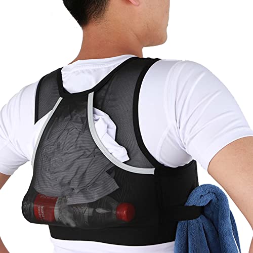 Hidratação Corrida | Mochila Peitoral Masculina,Mochila água corrente com suporte para telefone, bol