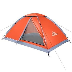 1/2/4/5/6 Person Dome Tents for Camping, Lightweight Portable Backpacking Tent, Small Easy Set Up Outdoor Waterproof Camping Hiking Tent for Adults