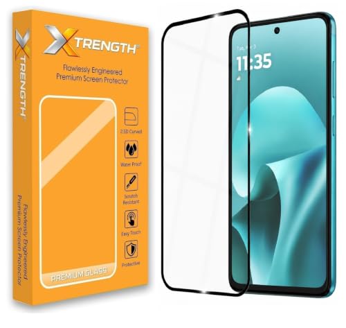 Image of Tempered Glass for Motorola G37 and Moto G37 Power (6.67 Inch) with Installation Kit | 9H Edge to Edge Screen Protector | Anti Scratch