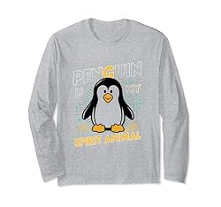 Guía turística de fauna retro vintage Guía turísti...: Guía turística de fauna retro vintage Guía turística de safari Divertida camisa de pingüino Penguin Is My Spirit Animal Ligero, Encaje clasico, Manga de doble puntada y bastilla baja