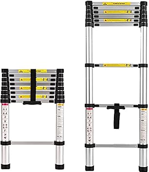 Packtech Aluminum Telescopic Ladder OPTIONAL 2.6 Meters - 9 Digits