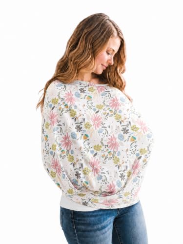 Image of Copper Pearl Nursing Cover for Breastfeeding - Multi-Use Baby Car Seat Canopy, Stroller Shade & Breast Feeding Wrap for Women, Stretchy Breathable Carseat Shawl for Boy or Girl, Olive