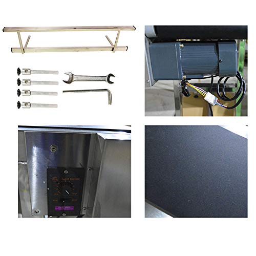 Miniatura 8 de Sistemas de cinta transportadora plana de PVC de velocidad ajustable Transportador de correa de PVC para transporte industrial con doble barandilla