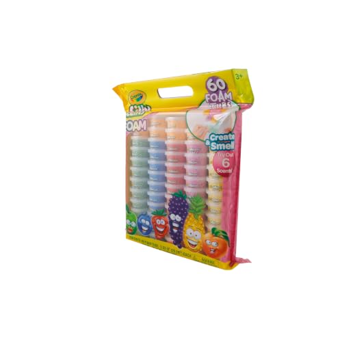 Crayola Silly Scents Foam Tubs - 60 x 1oz Play Foam for Kids, Fidget Toys - Non-Toxic, Scented, & Colorful Kids Fun Molding Clay in 6 Bright Colors - Arts & Crafts, Goody Bags, Party Favors, Halloween - image 7