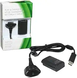 2x Kit Play And Charge Bateria Controle Xbox 360 + Cabo Usb