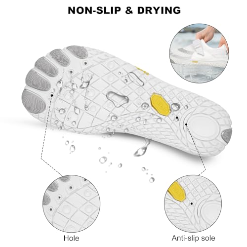 Image of Hike Barefoot Shoes Womens Mens, Pro Water Shoe Women Men Footwear Barefoot Hike Shoes for Travel, Wide Toe Box Non-Slip Breathable Zero Drop Shoe