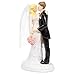 Folat 21285 - Hochzeitstorte Topper Figur Küssen Paar - ca. 11 cm hoch Multicolor