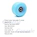 82A PU Pulley Accessory 8 Pack Roller Skate Wheels Quad Skates/Skateboarding Replacement Wheel for Indoor/Outdoor Skating,8 Pack,Light Blue