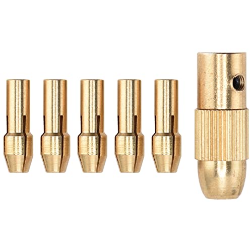 Itonash Miniature électrique Grinder Chuck, Laiton 4 Mâchoires Chuck pour Mini Exercices et...