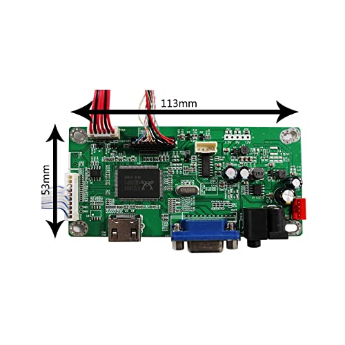 Image of VSDISPLAY H /D VGA Controller Board for 27 inch LM270WQ1-SDE3 36 pin eDP | 2560x1440 2K WLED LCD Screen