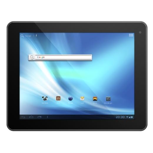 Odys Noon 24,6 cm (9,7 Zoll) Tablet-PC (IPS Display, Dual Core Prozessor, 1,6GHz, 1GB RAM, 16GB HDD, HDMI, WLAN, Android 4.1, Bluetooth 2.1.) schwarz/Alu