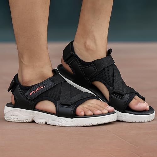 Image of FUEL Gabbroo Comfortable & Lightweight Casual Sports Sandals for Mens with Anti-Skid & Flexible EVA Sole for Running, Walking
