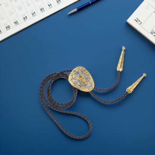 Corbata de bolo vaquera para eventos y fiestas de etiqueta rústica con estética masculina 5