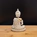 Carefree Fish Buddha Statue Minimalist Sandstone Decoration Buda Decor Bring Home a Ray of Sunshine 4Inch