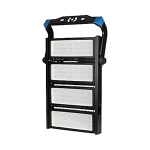 Faro LED con chip Samsung de 1000 W con controlador MeanWell, color negro y azul, 60°, 4000 K, regulable IP65