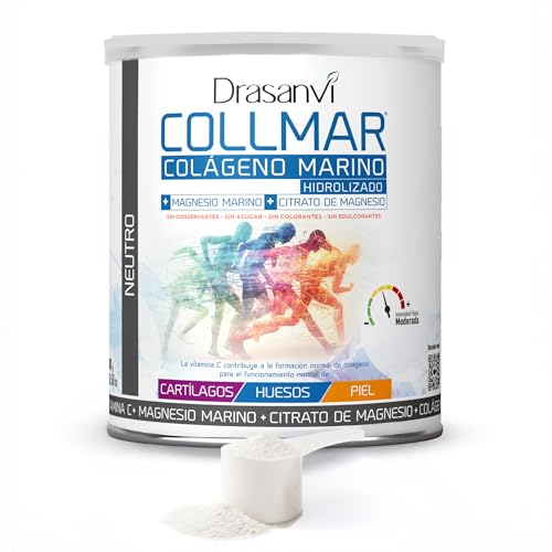 Drasanvi Colageno Marino Hidrolizado Puro con Magnesio y Vitamina C