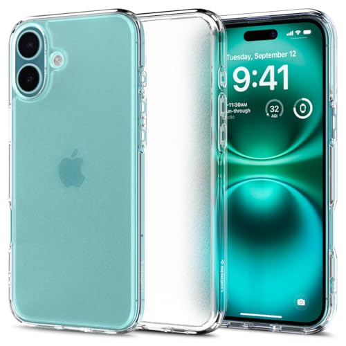 Image of Spigen for iPhone 16 Plus Case, Ultra Hybrid [No Magnet Ring][Anti-Yellowing] - Frost Clear