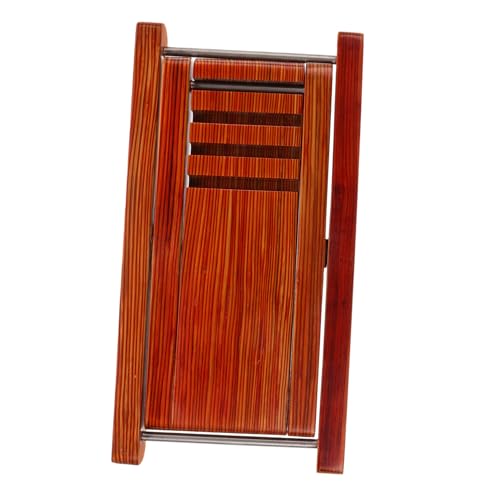 SHOWERORO Solid Wood Guitar Footstool Classical Acoustic Accessory 4 Height Adjustments