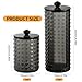 FHISKUNYU 3 Pcs Dispensador de Almohadillas Desmaquillantes Negro Imagen de FHISKUNYU 3 Pcs Dispensador de Almohadillas Desmaquillantes Negro
