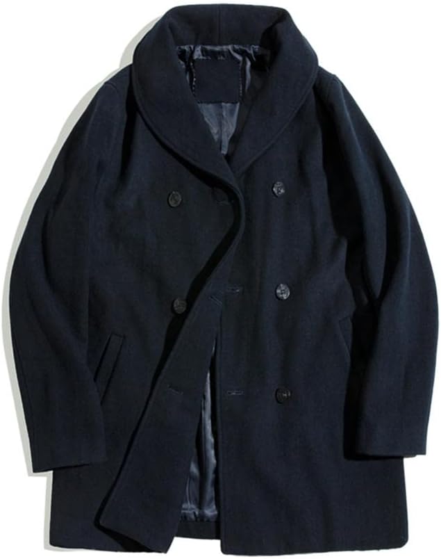 メンズジャケット ジャケット メンズ ジャケット 春秋冬メンズジャケット メンズトップス 屋外の メンズ ジャケット ウールコート ミッドレングス ラペル トレンチコート ダブルブレストメンズジャケット 冬のメンズジャケット 誠実