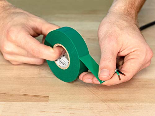 Image of Secure Green Electrical Tape 3 /4 Inch x 66 Feet - Single Roll
