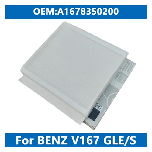 Filtro de aire A1678350200 externo de cabina para coche GLE300d GLE450 GLS Coupe 6