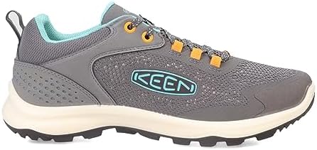 KEEN Women's Terradora Speed Breathable Lightweight Hiking Sneakers, Steel Grey/Ipanema, 8.5 | Image 1