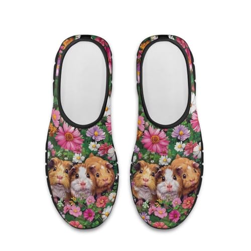 JoyLamoria House Shoes for Women Basic Mesh Non Slip Walking Nurse Travel