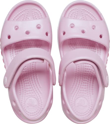 Crocs Unisex-Child Bayaband Sandals, Ballerina Pink/Candy Pink, 10 Toddler #TOP3