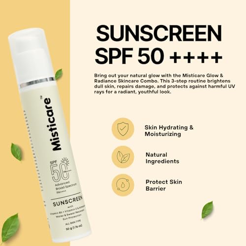 Image of Hydration & Repair Skincare Combo - Rice Water Face Wash for Gentle Cleansing, Vitamin C Serum for Brightening & Repair, SPF 50 Sunscreen for Broad Spectrum UVA & UVB Sun Protection