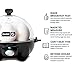 DASH black Rapid 6 Capacity Electric Cooker for Hard Boiled, Poached, Scrambled Eggs, or Omelets with Auto Shut Off Feature, One Size
