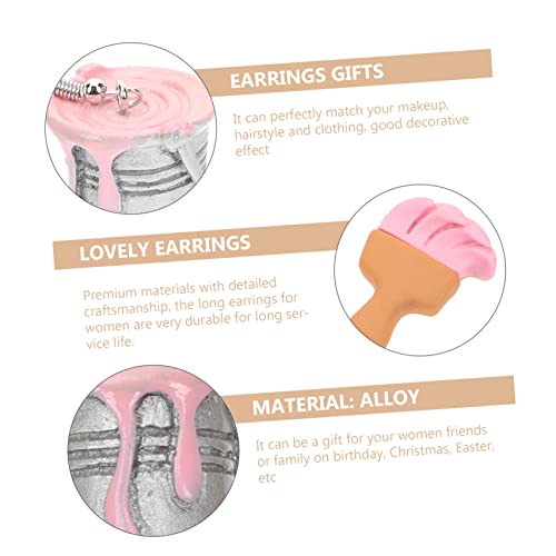 Boucles d'oreilles résine légères anti-allergie pour oreilles sensibles