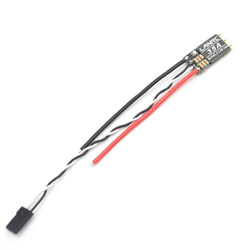 BLHeli S 2-6S Lipo 45A ESC Spazzole LED RGB Programmabile Integrato D-Shot 150/300/600 ONESHOT125 per Accessori di Ricambio Drone RC FPV