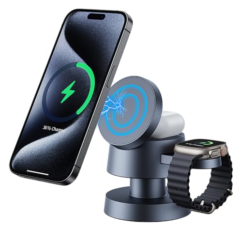 Amazon.co.jp: ワイヤレス充電器 4in1 magsafe充電器 iPhone/iWatch