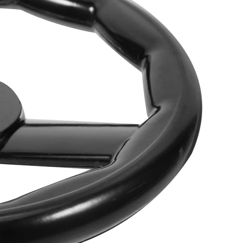 Volant rond de manœuvre en bakélite robuste à trois branches pour axe - 8