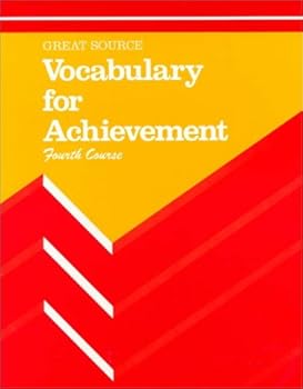 Paperback Vocabulary for Achievement: Fourth Course Book