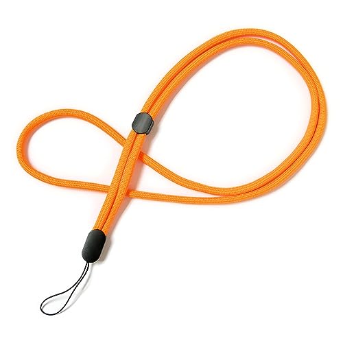 trage.band® cordon tour de cou long réglable, orange