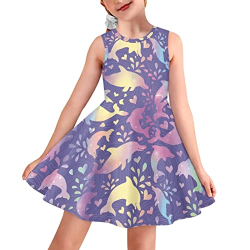 YEXIATODO Kawaii Sleeveless Dress for Women Kids Custom Toddler Girl Clothes