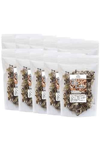 自然健康社 乾燥 しめじ 70g×10個 干し 占地 国産 無添加 味噌汁 農薬不使用