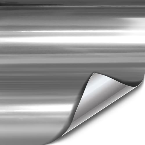 VViViD Silver Mirror Chrome Vinyl 1ft x 5ft