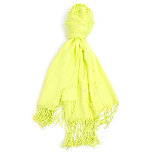 boxed-gifts Soft & Silky 100% Pashmina Scarf with Tassels - Elegant Scarf Shawl Wrap + Lightweight Solid Scarf for Women2