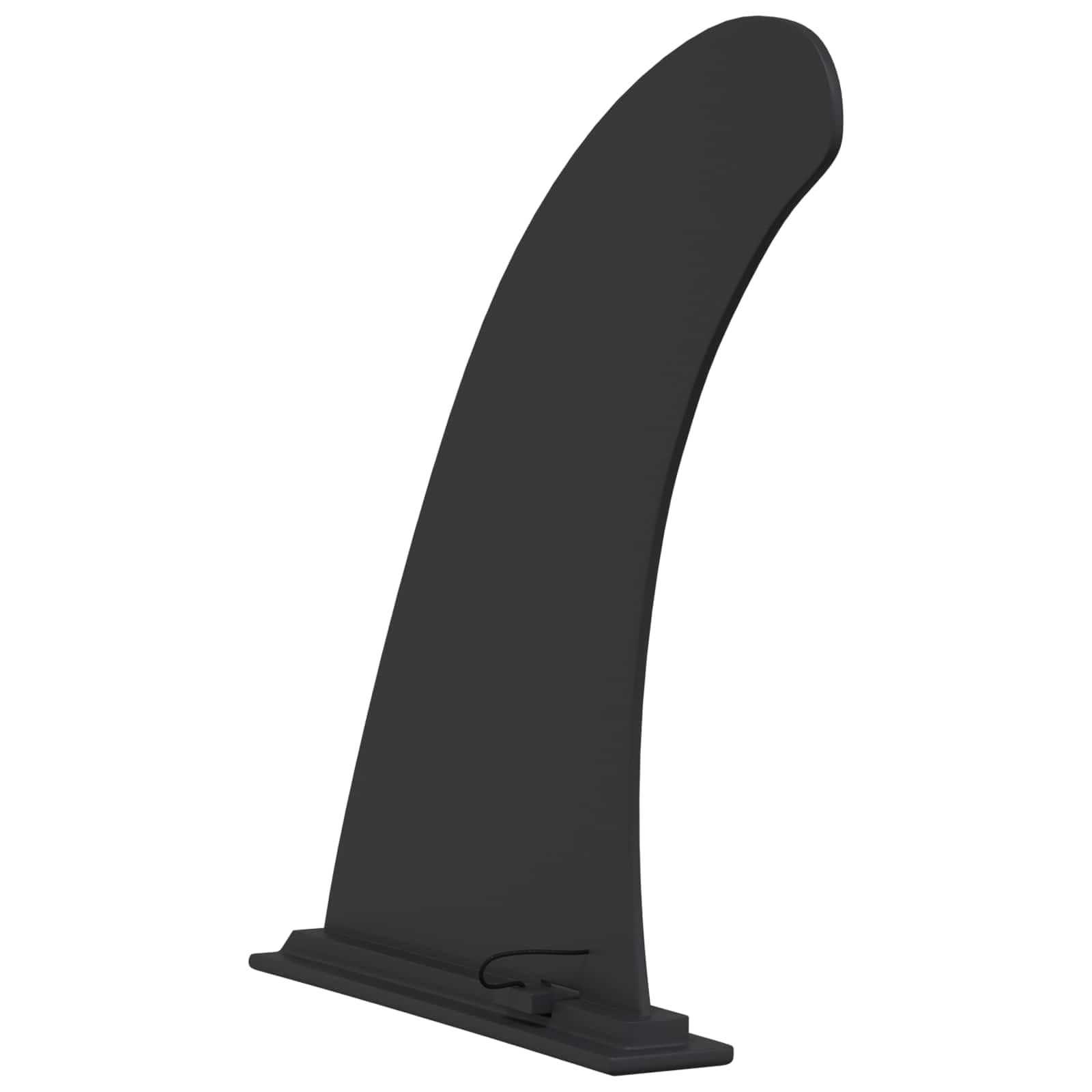 3,5 x 18 x 21,5 cm Nylon Schwarz Seitenfinne für SUP mit Sicherungsspinne kompatibel für Finnenkasten Futurebox und USBox für verbesserte Stabilität und Lenkung beim Wassersport