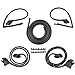 TEKKOAUTO 5Pcs Rubber Weatherstrip Seals Kit Replacement for Chevy Camaro Firebird Trans Am 1970-1981 P001-105