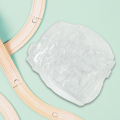 Support pour peluches et housse transparente pour optimiser la décoration de chambre